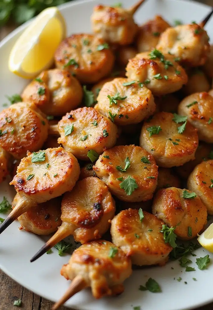 25 Low Carb Air Fryer Dinner Recipes That Are Quick and Tasty - 11. Air Fryer Greek Chicken Skewers