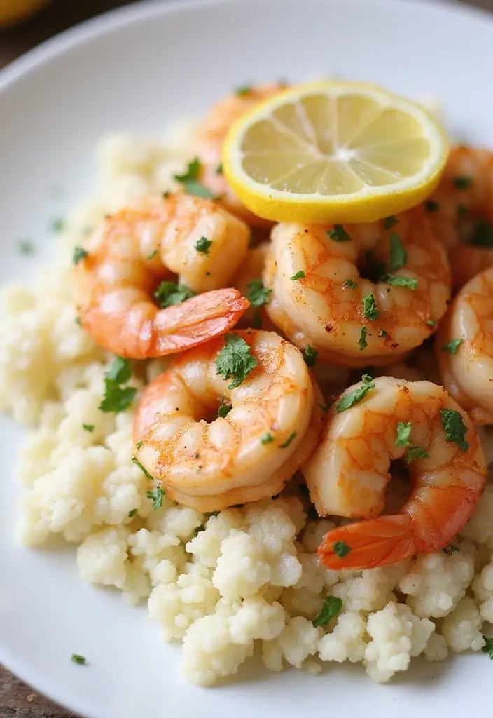 25 Low Carb Air Fryer Dinner Recipes That Are Quick and Tasty - 17. Air Fryer Lemon Garlic Shrimp