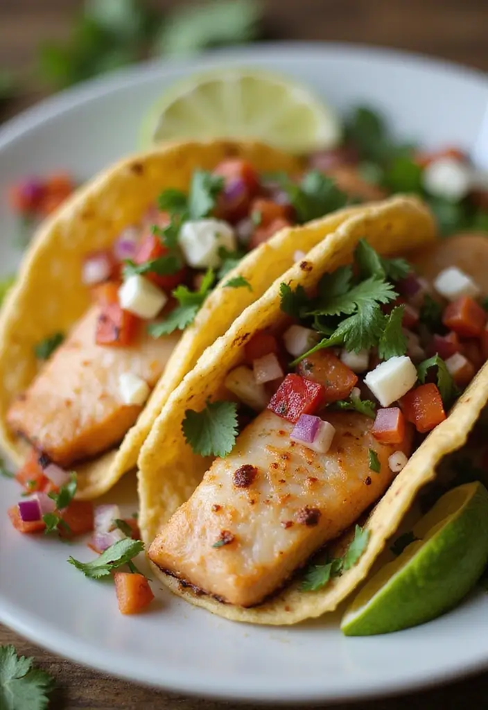25 Low Carb Air Fryer Dinner Recipes That Are Quick and Tasty - 24. Air Fryer Fish Tacos