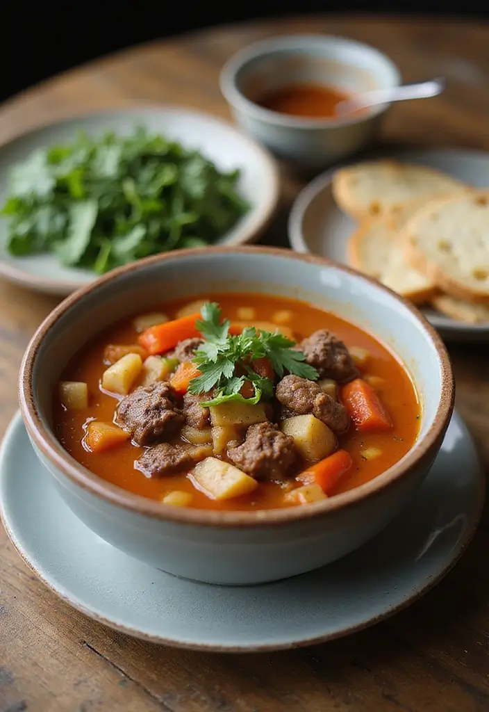 25 Low Carb Ground Beef Recipes for Simple Weeknight Dinners - 20. Ground Beef and Vegetable Soup