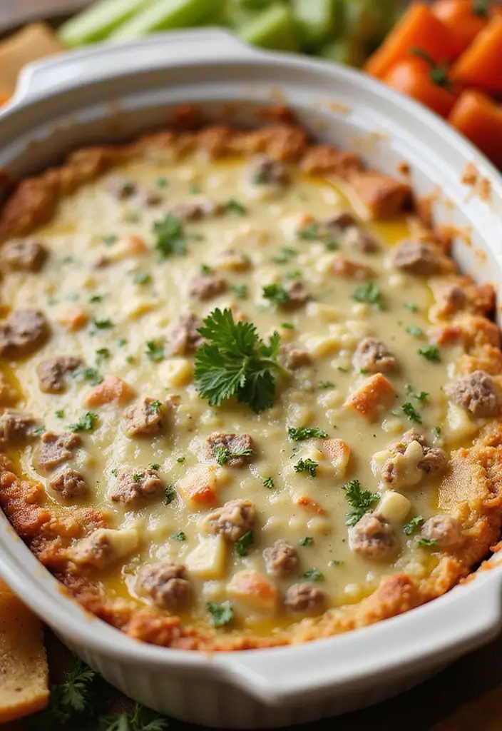 25 Low Carb Ground Beef Recipes for Simple Weeknight Dinners - 22. Ground Beef and Artichoke Dip