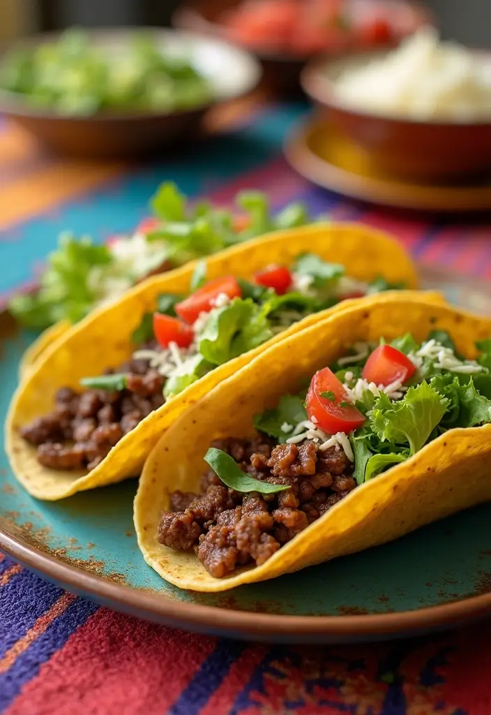 25 Mexican Ground Beef Recipes That Spice Up Dinner - 1. Classic Beef Tacos