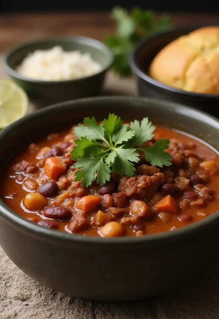 25 Mexican Ground Beef Recipes That Spice Up Dinner - 10. Beef and Bean Chili