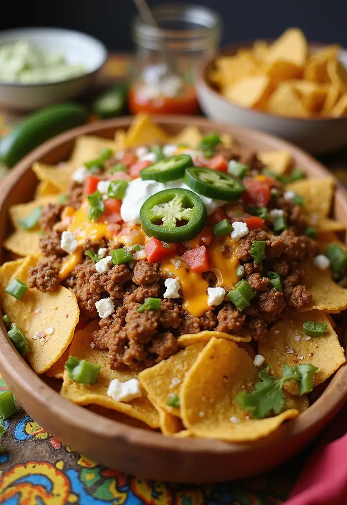 25 Mexican Ground Beef Recipes That Spice Up Dinner - 11. Ground Beef Nachos