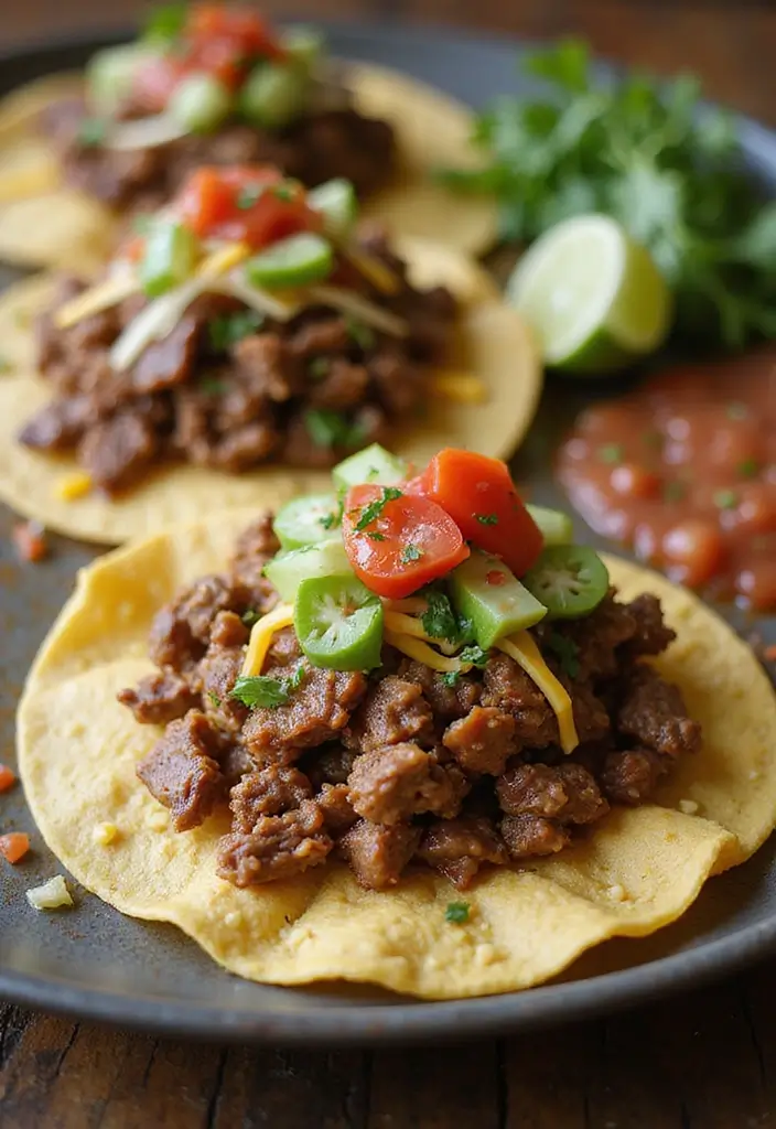 25 Mexican Ground Beef Recipes That Spice Up Dinner - 14. Beef Sopes