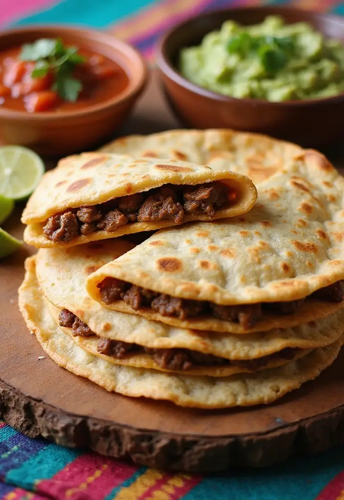 25 Mexican Ground Beef Recipes That Spice Up Dinner - 4. Spicy Beef Quesadillas