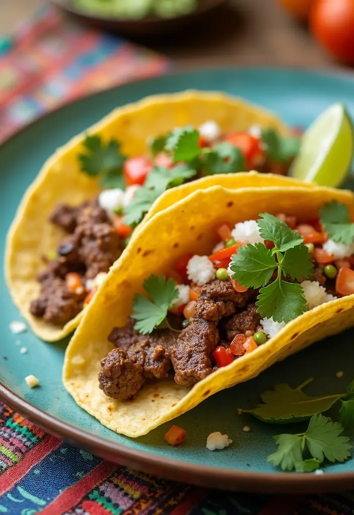 25 Paleo Ground Beef Recipes That Work for Dinner - 20. Beef Tacos with Cauliflower Tortillas