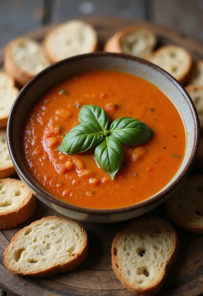 25 Quick and Easy Dinner Recipes for Two Simple Weeknight Meals - 13. Tomato Basil Soup