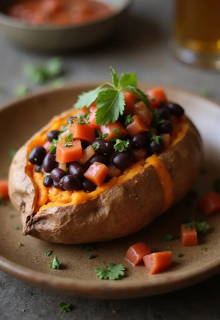 25 Quick and Easy Dinner Recipes for Two Simple Weeknight Meals - 20. Stuffed Sweet Potatoes