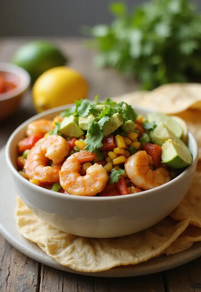 25 Quick and Easy Dinner Recipes for Two Simple Weeknight Meals - 22. Shrimp Taco Bowls