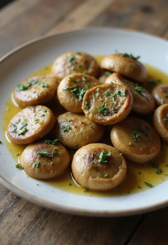 25 Quick and Easy Dinner Recipes for Two Simple Weeknight Meals - 24. Garlic Butter Mushrooms
