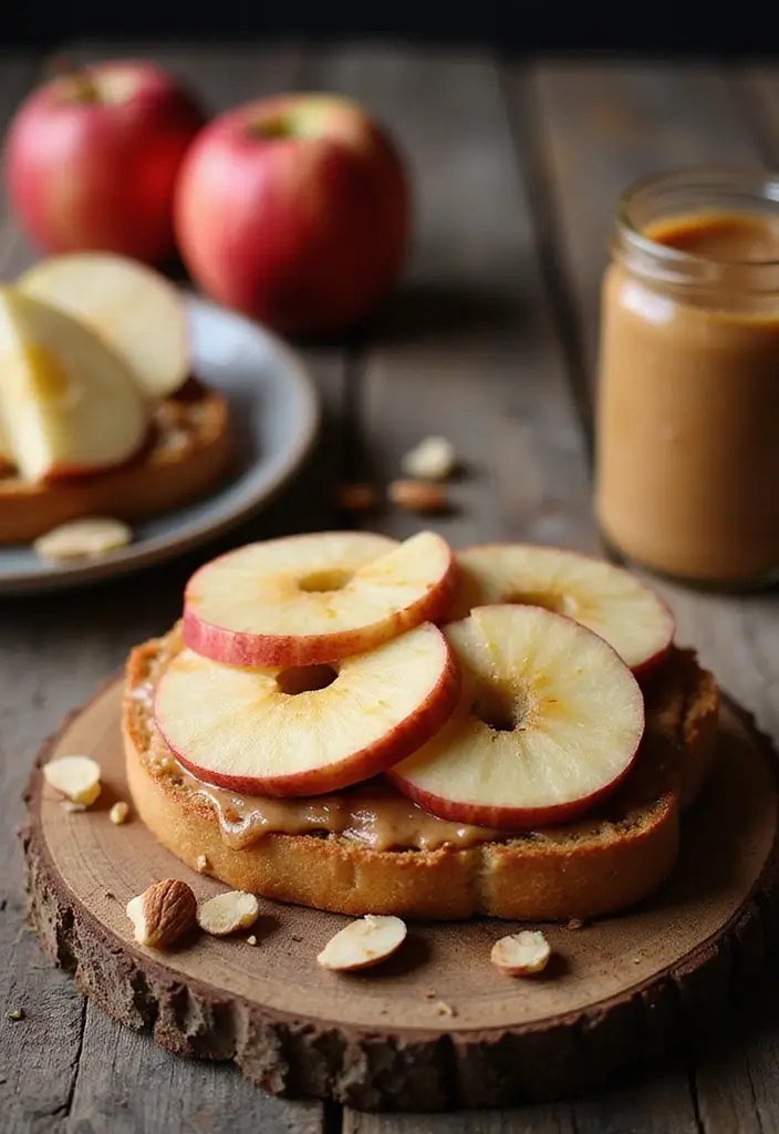 25 Quick and Easy Dinner Recipes for Two Simple Weeknight Meals - 25. Apple and Almond Butter Toast