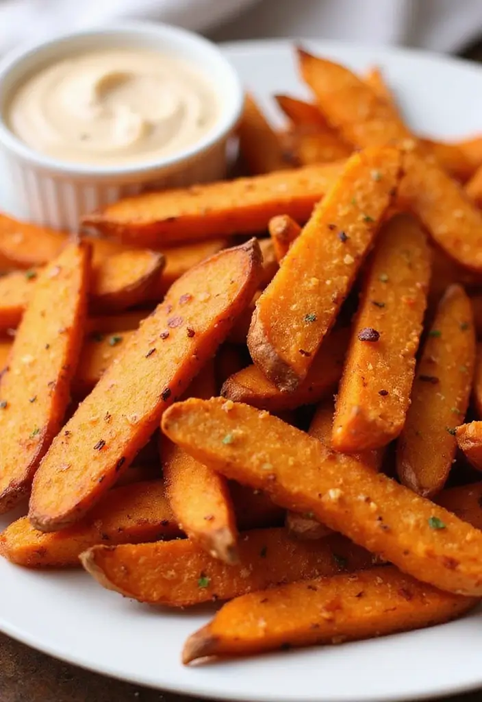 25 Quick and Easy Healthy Dinner Recipes Ready Fast - 15. Baked Sweet Potato Fries