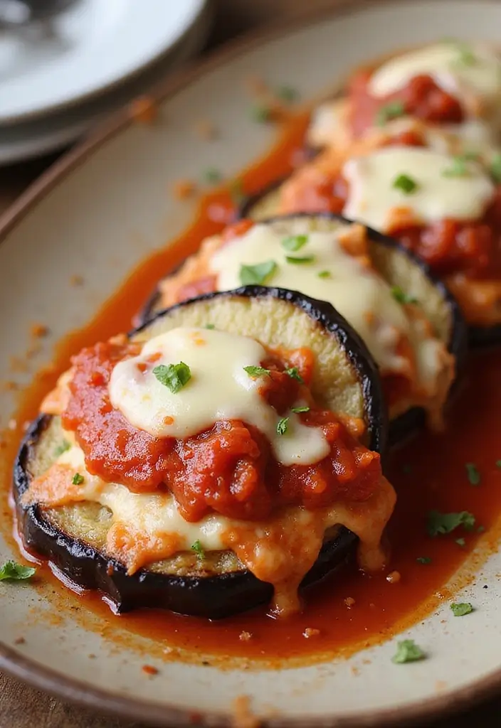 25 Quick and Easy Healthy Dinner Recipes Ready Fast - 23. Baked Eggplant Parmesan