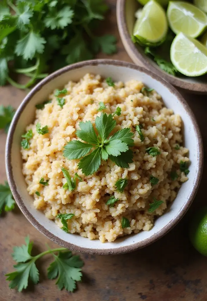 25 Rice Recipes for Dinner and Side Dishes That Complete the Meal - 11. Cilantro Lime Brown Rice