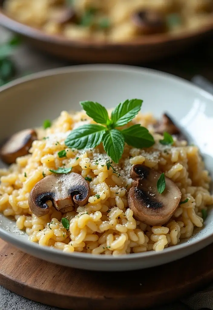 25 Rice Recipes for Dinner and Side Dishes That Complete the Meal - 12. Mushroom Risotto