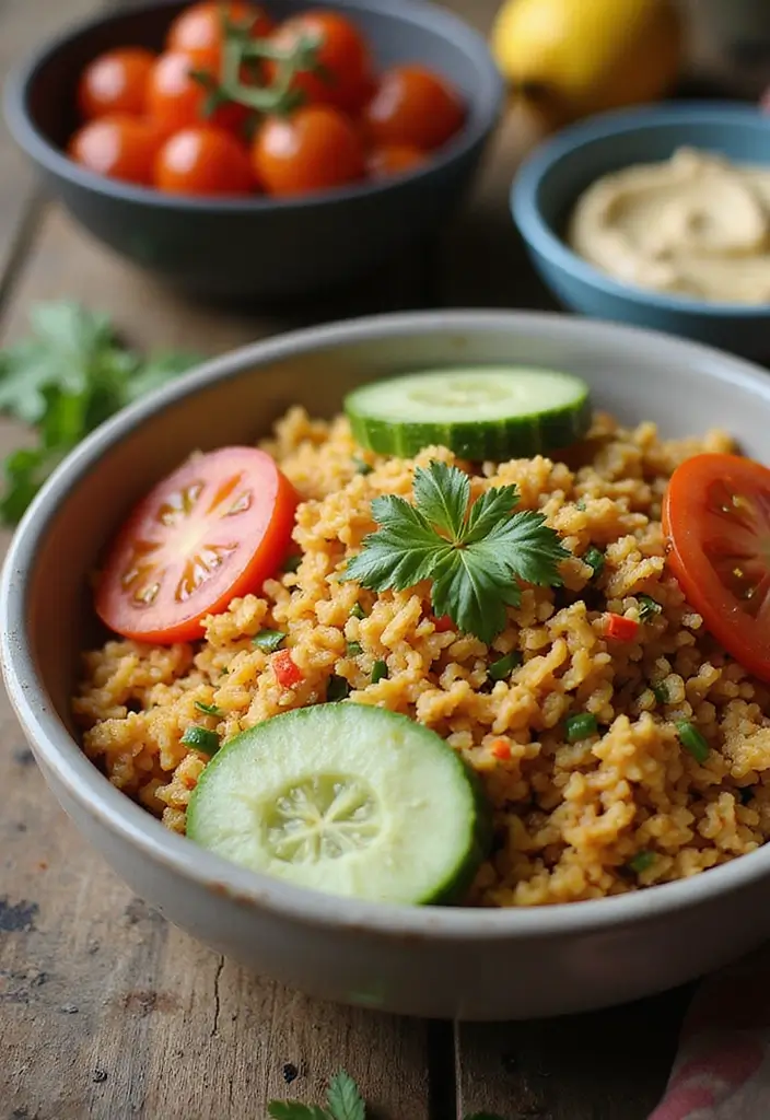 25 Rice Recipes for Dinner and Side Dishes That Complete the Meal - 22. Mediterranean Rice Bowl