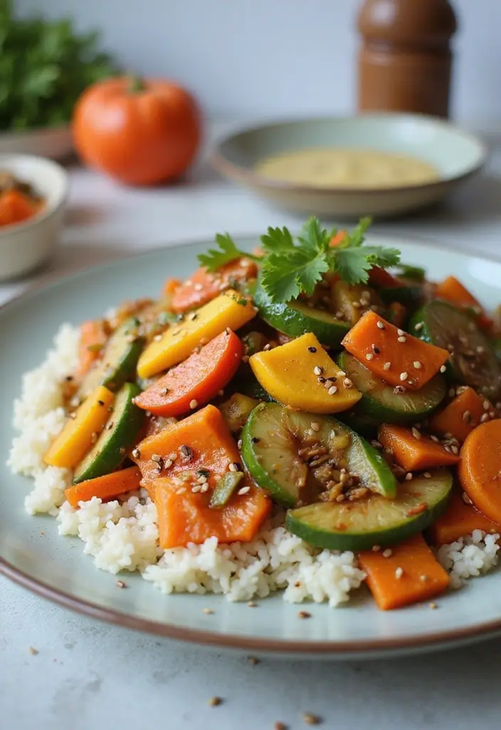 25 Simple 3 Ingredient Dinner Recipes You’ll Want to Try - 14. Veggie Stir-Fry with Rice