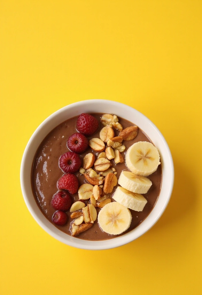 25 Simple 3 Ingredient Dinner Recipes You’ll Want to Try - 24. Chocolate Banana Smoothie Bowl