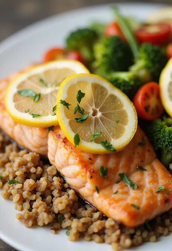25 Simple 3 Ingredient Dinner Recipes You’ll Want to Try - 4. Lemon Herb Salmon