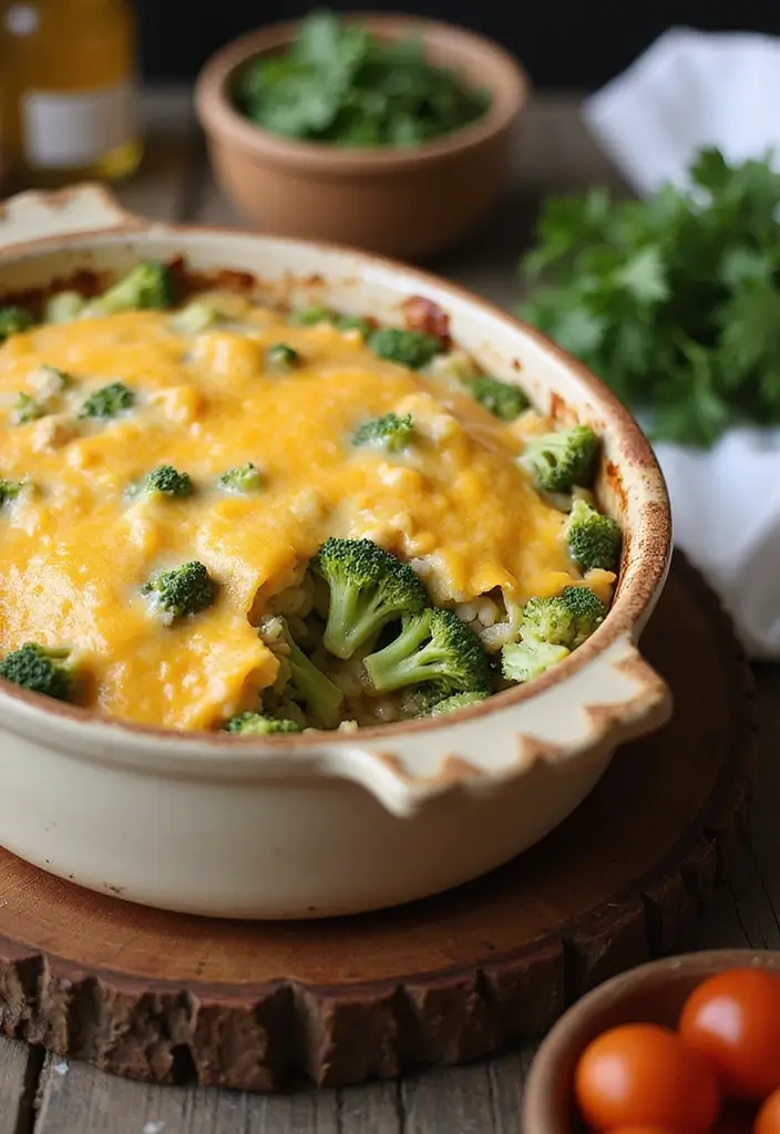 25 Simple 3 Ingredient Dinner Recipes You’ll Want to Try - 6. Cheesy Broccoli Rice Casserole