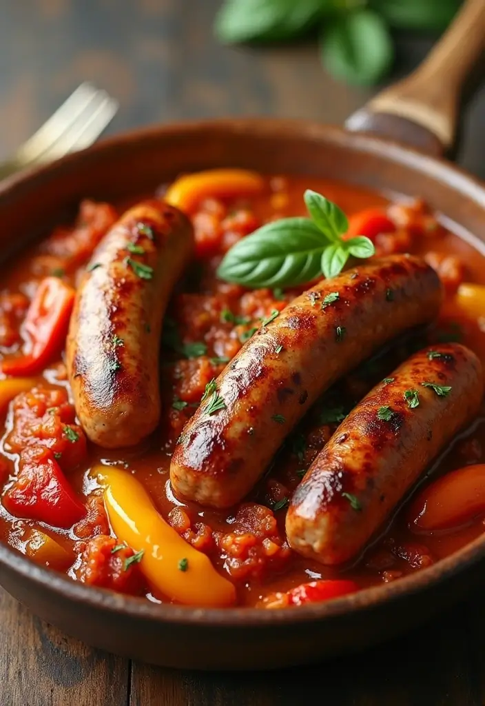 25 Simple 3 Ingredient Dinner Recipes You’ll Want to Try - 8. Italian Sausage and Peppers