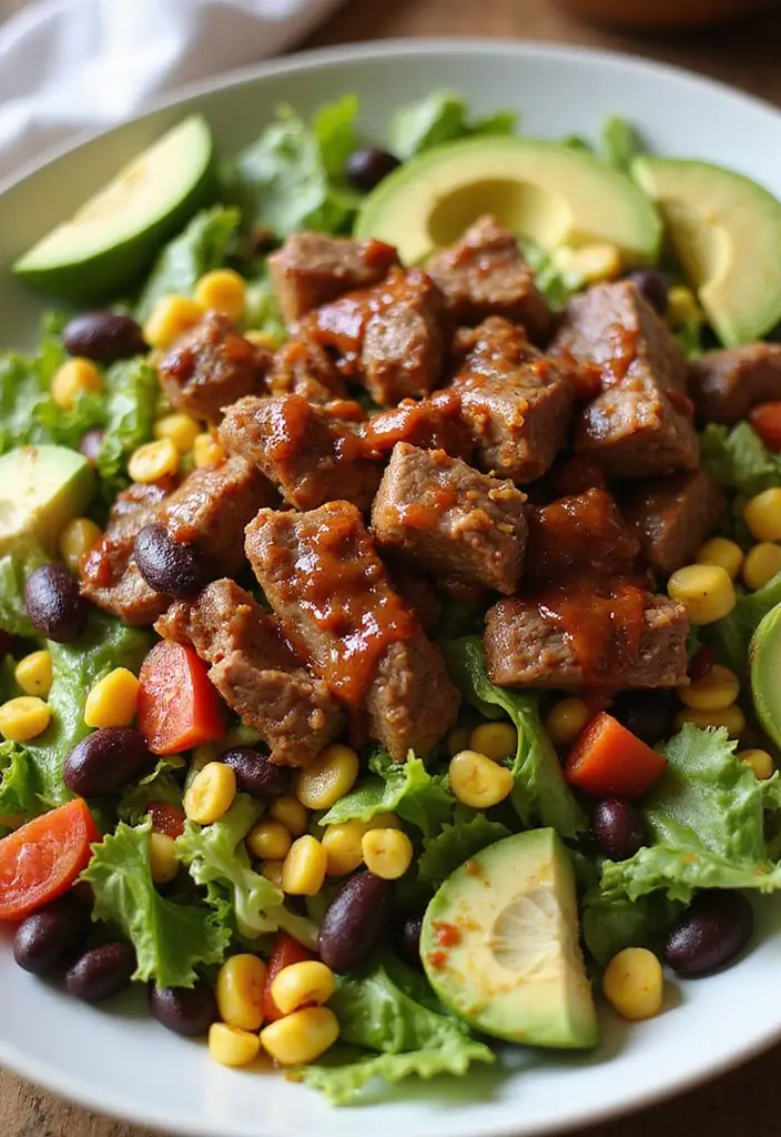25 Steak Salad Recipes for Fresh and Flavorful Summer Dinners - 11. Spicy Steak Salad with Chipotle Dressing
