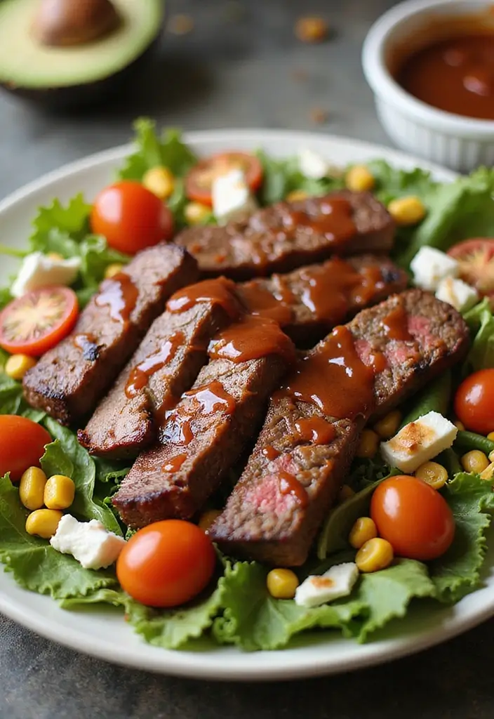 25 Steak Salad Recipes for Fresh and Flavorful Summer Dinners - 19. BBQ Steak Salad