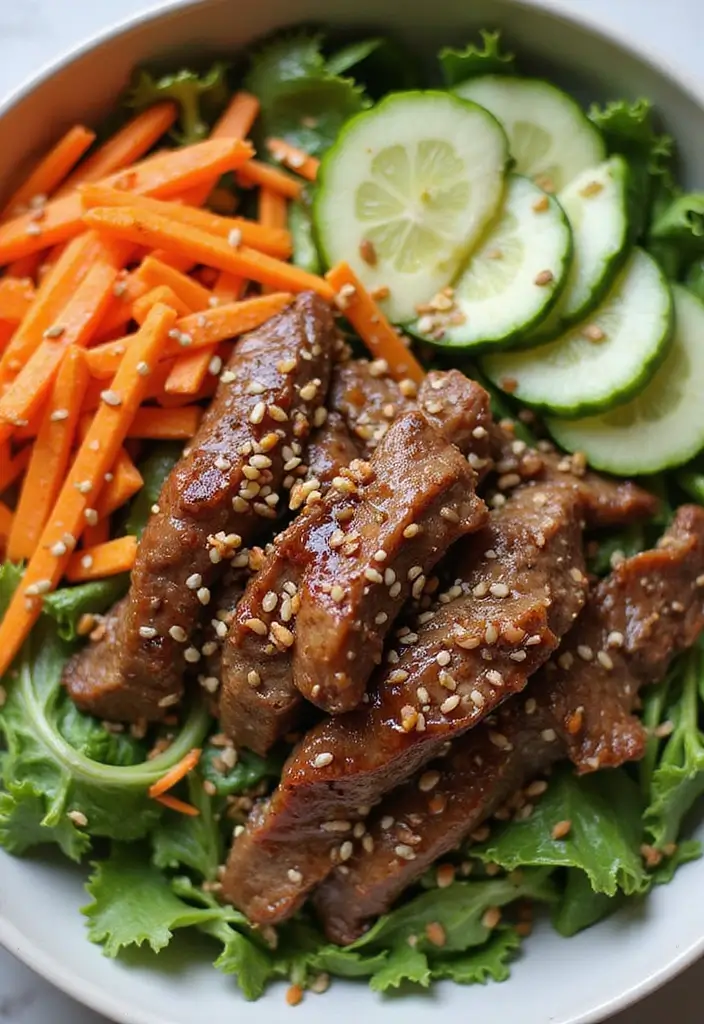 25 Steak Salad Recipes for Fresh and Flavorful Summer Dinners - 3. Asian Steak Salad with Sesame Dressing