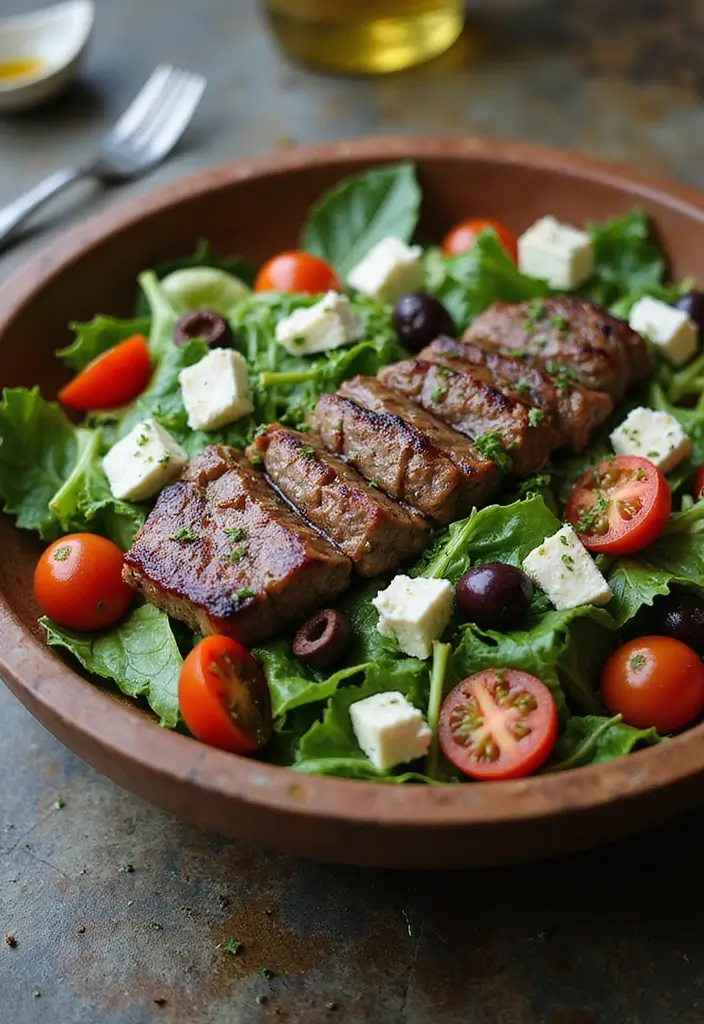 25 Steak Salad Recipes for Fresh and Flavorful Summer Dinners - 4. Mediterranean Steak Salad