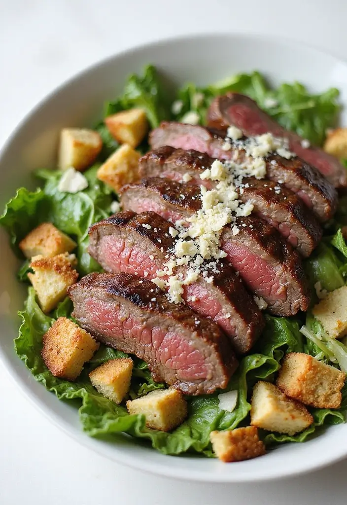 25 Steak Salad Recipes for Fresh and Flavorful Summer Dinners - 5. Steak Caesar Salad