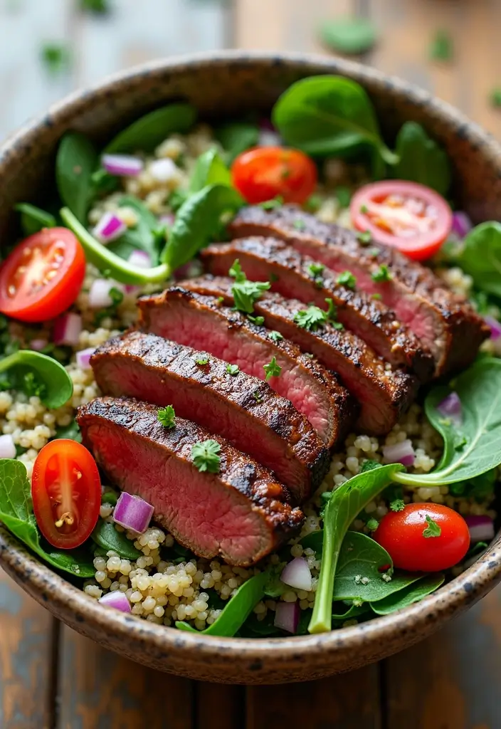 25 Steak Salad Recipes for Fresh and Flavorful Summer Dinners - 9. Steak and Quinoa Salad