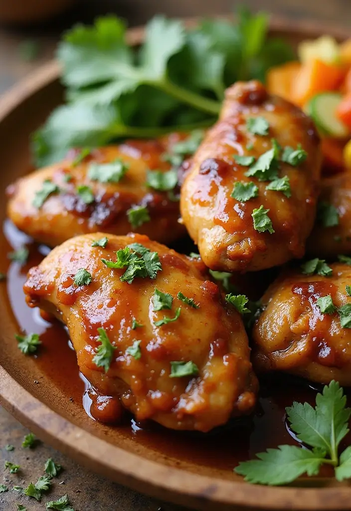 26 Easy Gluten Free Dinner Recipes for Busy Families - 12. Honey Garlic Chicken Thighs