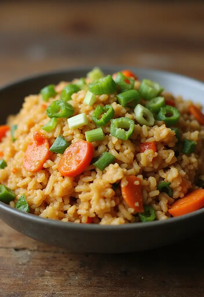 26 Easy Gluten Free Dinner Recipes for Busy Families - 13. Vegetable Fried Rice