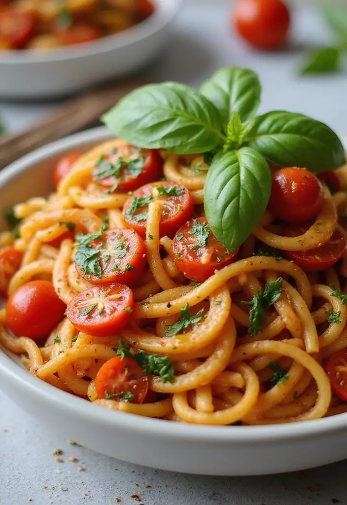 26 Easy Gluten Free Dinner Recipes for Busy Families - 16. Tomato Basil Pasta