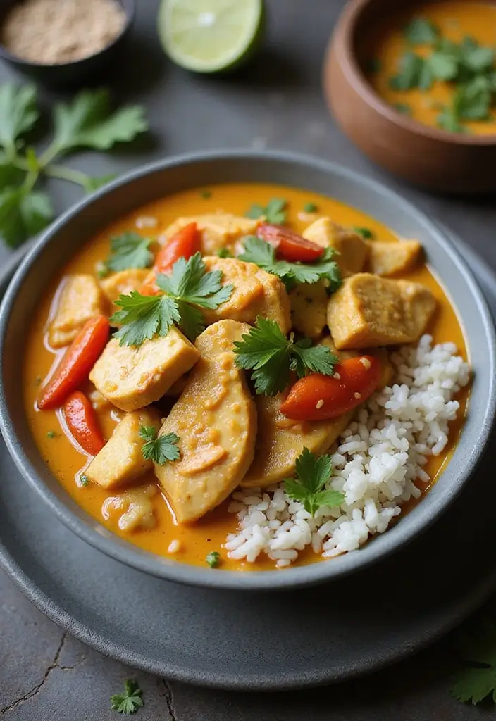 26 Gluten Free Chicken Recipes for Easy Family Dinners - 3. Thai Coconut Curry Chicken