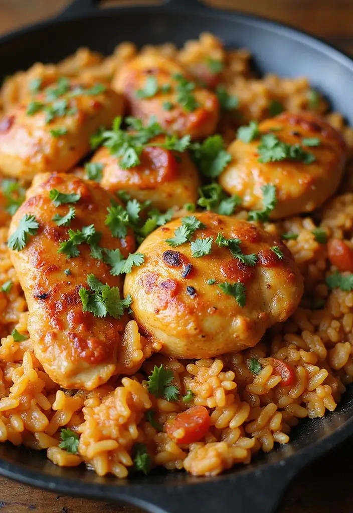 26 Gluten Free Chicken Recipes for Easy Family Dinners - 4. Spanish Chicken and Rice
