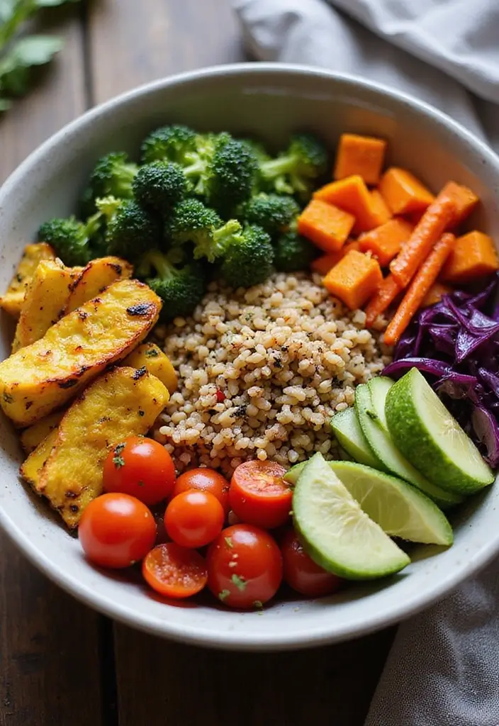 26 Gluten Free Dairy Free Dinner Recipes That Taste Amazing - 19. Roasted Vegetable Buddha Bowl