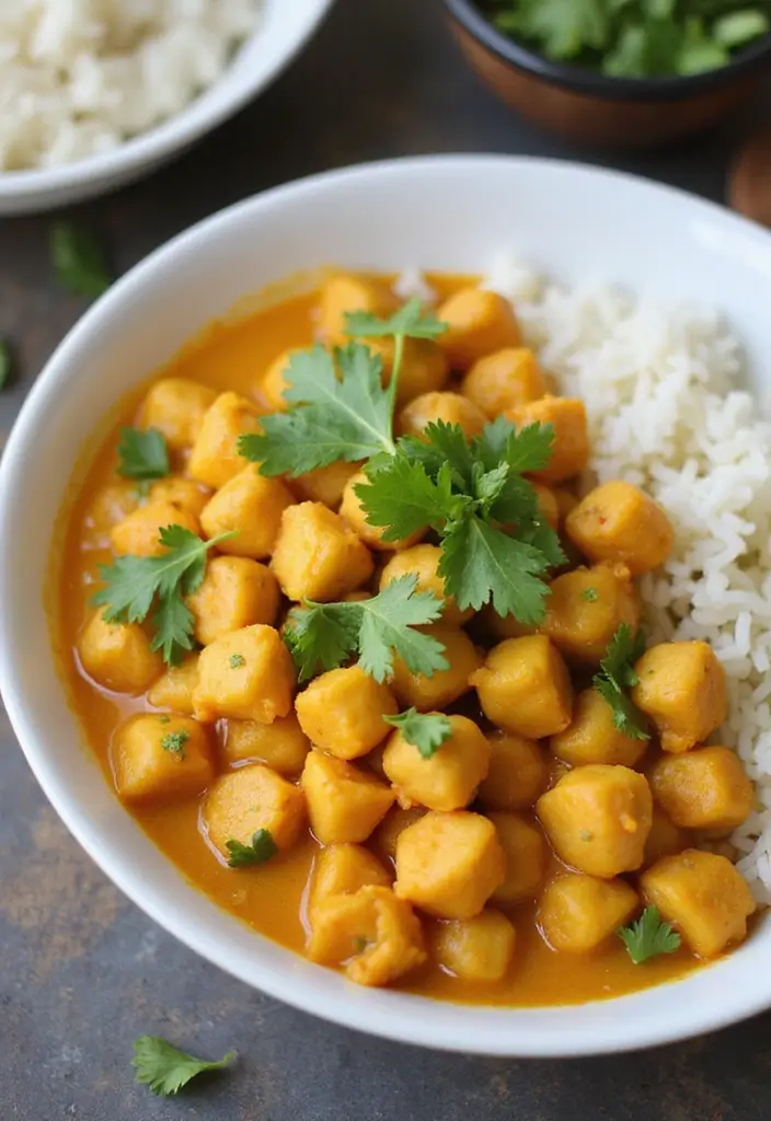 26 Gluten Free Dairy Free Dinner Recipes That Taste Amazing - 2. Creamy Coconut Curry Chickpeas