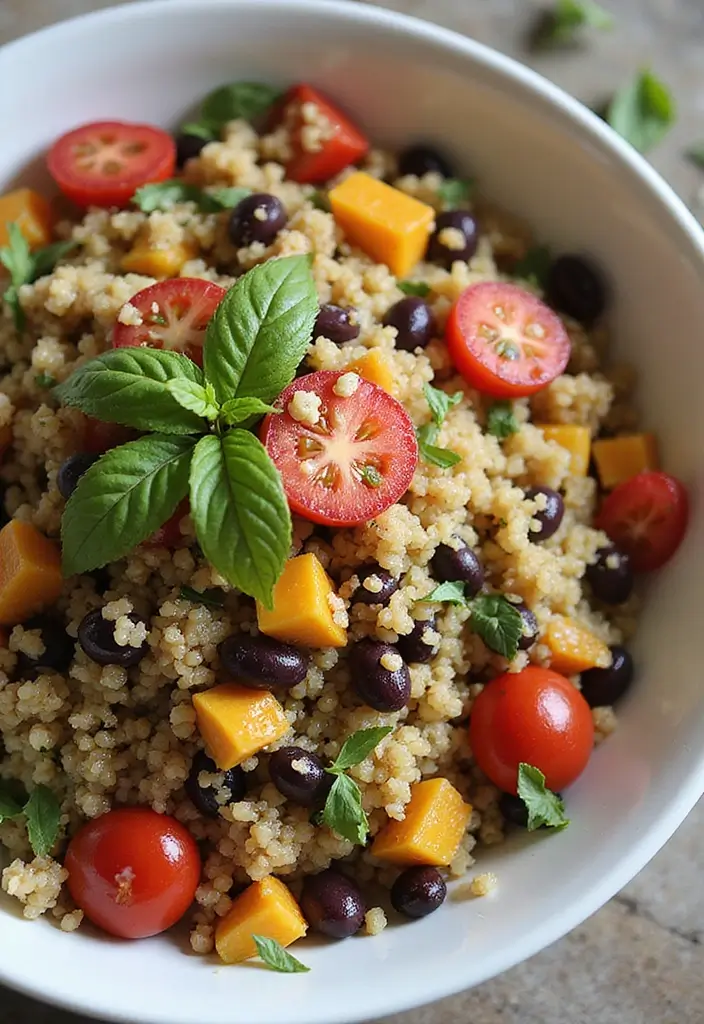 26 Gluten Free Dairy Free Dinner Recipes That Taste Amazing - 25. Quinoa and Black Bean Bowl