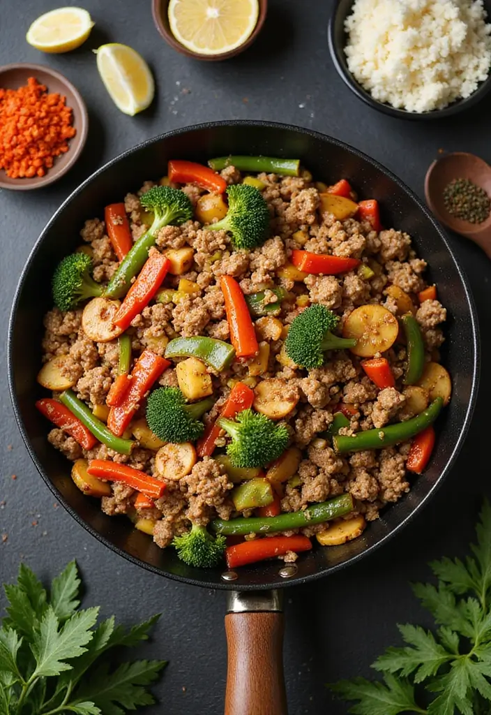 26 Ground Pork and Beef Recipes Perfect for Dinner - 1. One-Pan Beef and Pork Stir Fry
