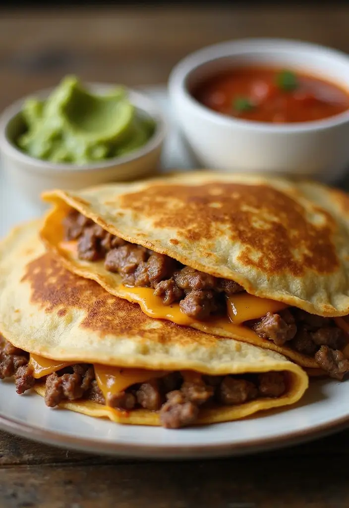 26 Ground Pork and Beef Recipes Perfect for Dinner - 12. Ground Meat Quesadillas