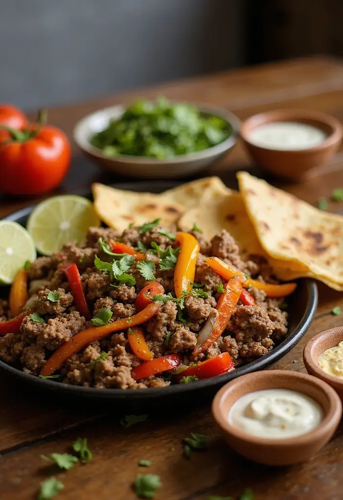 26 Ground Pork and Beef Recipes Perfect for Dinner - 22. Ground Meat Fajitas