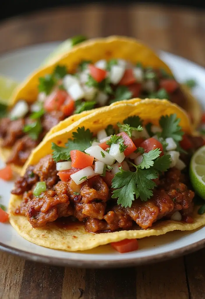 26 Ground Pork and Beef Recipes Perfect for Dinner - 3. Spicy Pork and Beef Tacos