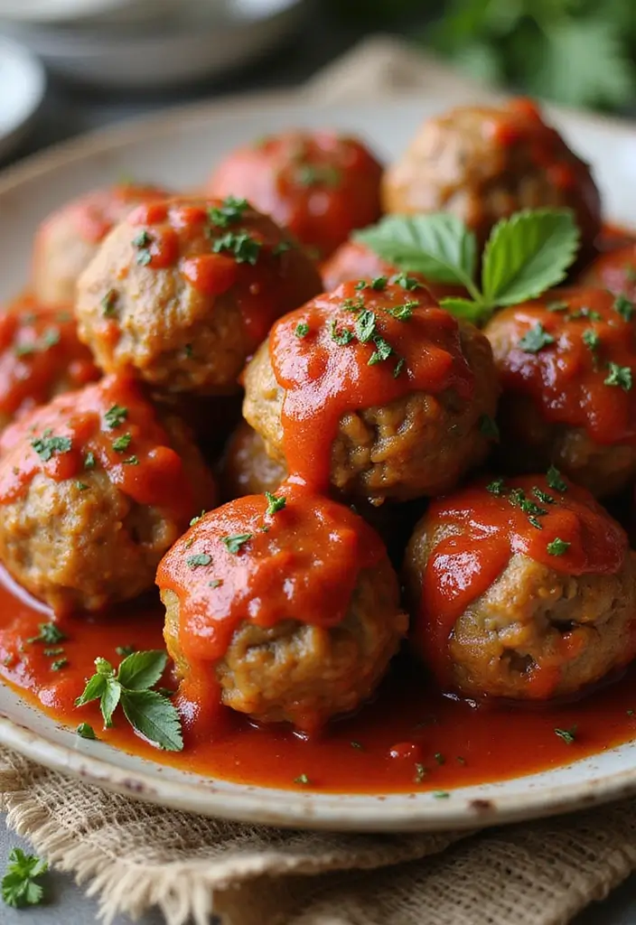 26 Ground Pork and Beef Recipes Perfect for Dinner - 5. Ground Beef and Pork Meatballs