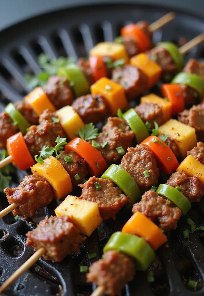 26 Ground Pork and Beef Recipes Perfect for Dinner - 6. Sweet and Sour Pork and Beef Skewers