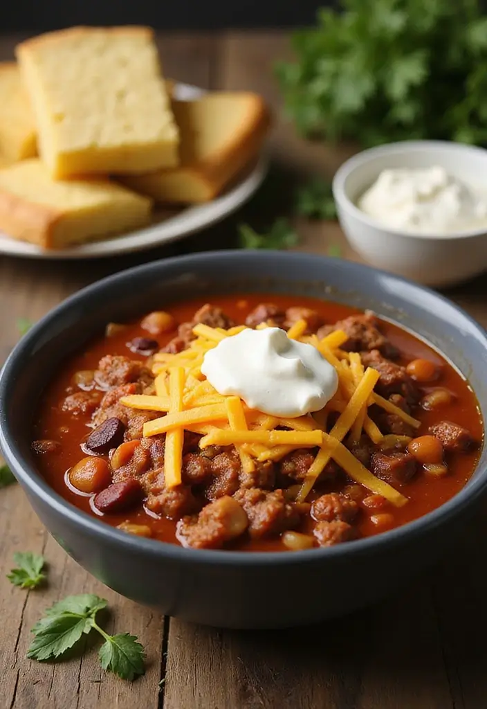 26 Ground Pork and Beef Recipes Perfect for Dinner - 8. Hearty Beef and Pork Chili