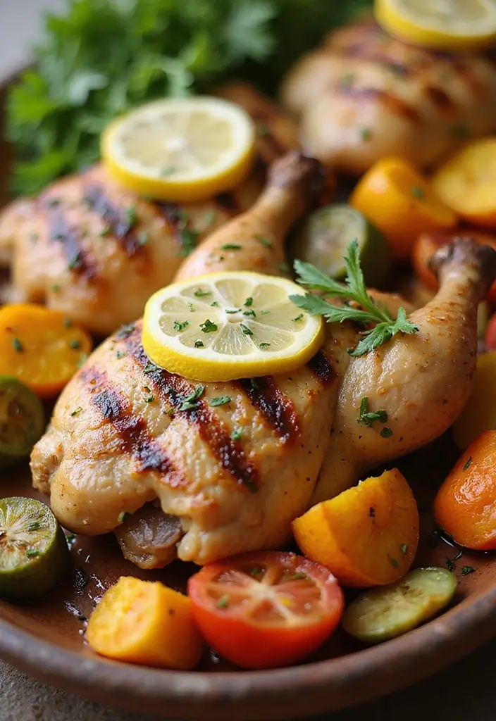 26 Healthy Chicken Dinner Recipes for Two Made Easy - 1. Lemon Herb Grilled Chicken
