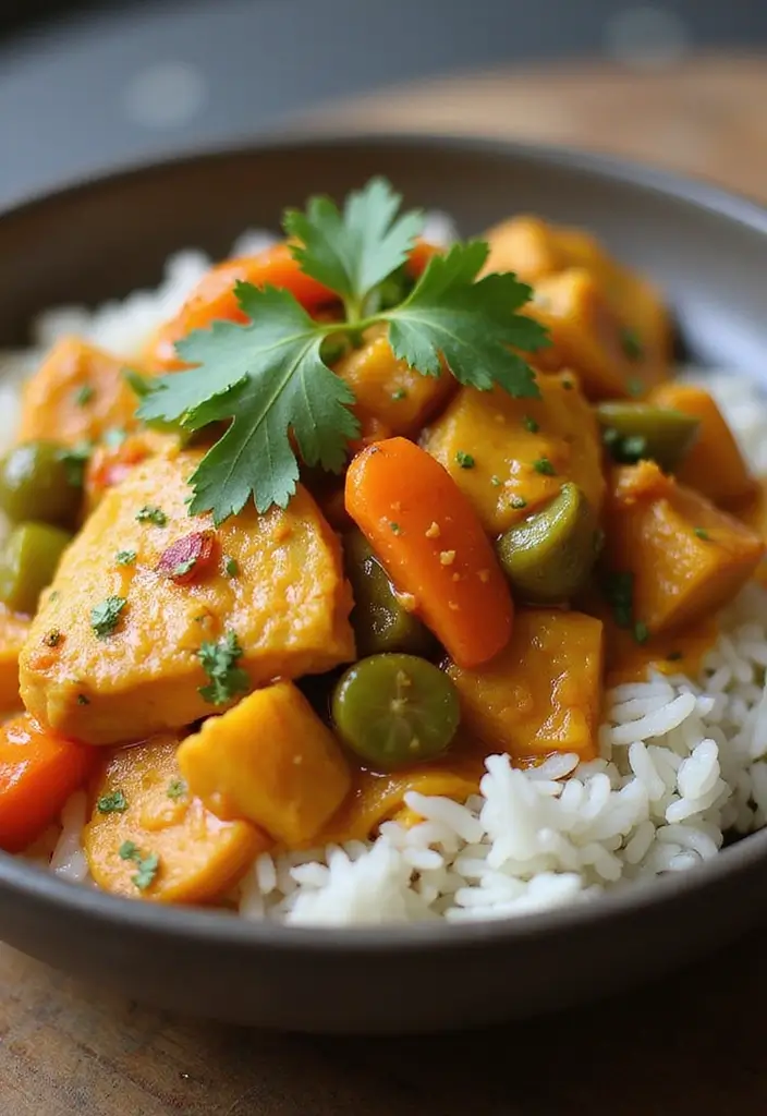 26 Healthy Chicken Dinner Recipes for Two Made Easy - 13. Coconut Curry Chicken