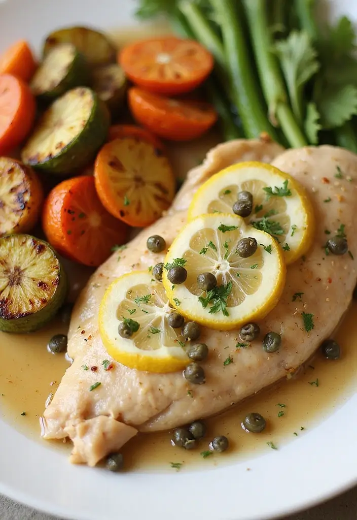26 Healthy Chicken Dinner Recipes for Two Made Easy - 19. Chicken Piccata